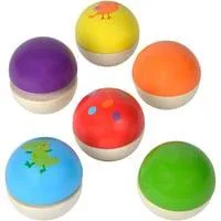 Musik Holzkugel mit Sound, Musikspielzeug 6 Stück