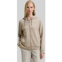 TOM TAILOR Sweatjacke Strick & Sweatshirts Hoodie Sweatjacke aus Scuba