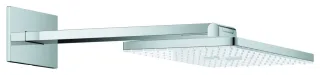 GROHE Kopfbrause-Set Rainshower Aqua 107055, 2 Strahl Brausearm moon white/chrom, 107055LS00 107055LS00