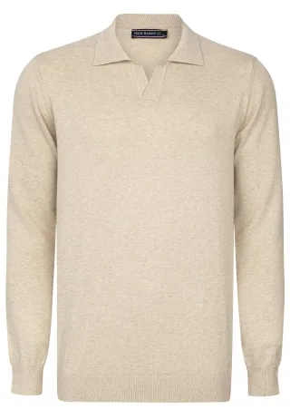 Polo Kragen Langarm Pullover Joao