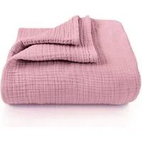 Babydecke Premium Musselin Babydecke 4-lagige Decke aus 100% Baumwolle, Laynenburg, Musselin Babydecke, Kuscheldecke oder Schlafdecke, Pucktuch, Spucktuch