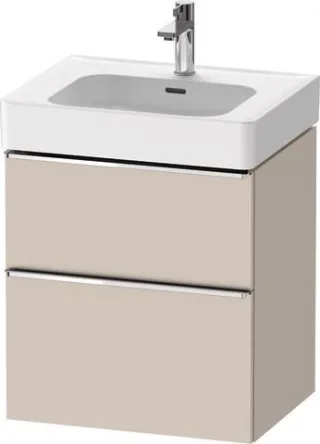 Duravit D-Neo Waschtischunterbau wandhängend Taupe Matt 584x452x625 mm - DE4376010910000 DE4376010910000