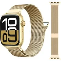 Widmann-Shop Smartwatch-Armband Apple Watch Armband Band Series Ultra 12 11 10 9 8 SE 7 6 5 38 - 49 mm, Schmutzabweisend, Atmungsaktiv