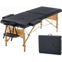 ASPRIA Massageliege Massage Tisch, klappbares leichtes verstellbares Salon-Tattoo-Bett