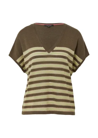 comma - Strickpullover braun - Gr. - 46