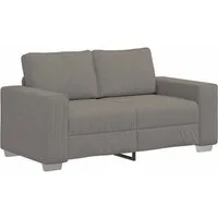 vidaXL Sofa Zweisitzer-Sofa Hellgrau 160x77x82 cm Cordstoff, 1 Teile