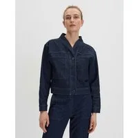 someday Jeansblazer NENIMA in Rinsed Waschung gerader Schnitt in verkürzter Länge