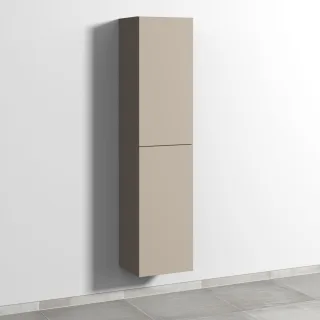 Sanipa 3way Hochschrank mit 2 Türen, Sandgrau-Matt SF09567