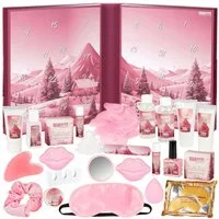 BRUBAKER Kosmetik-Adventskalender XXL Beauty Adventskalender 2026 - Weihnachtskalender zum Aufklappen (Groß - In Buch Form, 1-tlg), 24 Spa Überraschungen für Frauen und Mädchen - Wellness Kalender