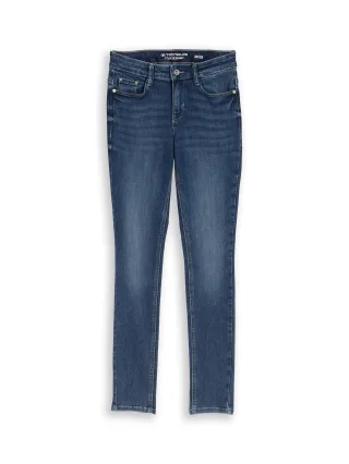 Tom Tailor - TTLUCIE SKINNY Jeans mid stone wash denim - Gr. - 30