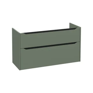 VitrA New Integra Square Waschtischunterschrank mit 2 Vollauszügen 117 x 45 x 65 cm Matt,80269 80269