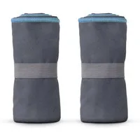 hemmy Fashion Sporthandtuch Sporttuch 2er Pack, ohne Tasche (2-St), Handtuch für Sport, Sauna, Fitness - Reisehandtuch - mit Spanngummi