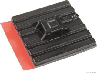 HERTH&BUSS Befestigungssockel, Kabelbinder, mit Klebefolie, 28 x 28 mm, flexibel schwarz - 50265724