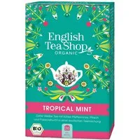English Tea Shop Tee Tropical Mint Tee, BIO, 20 Teebeutel, Zarter Weißer Tee mit kühler Pfefferminze, Pfirsich & Passionsfrucht