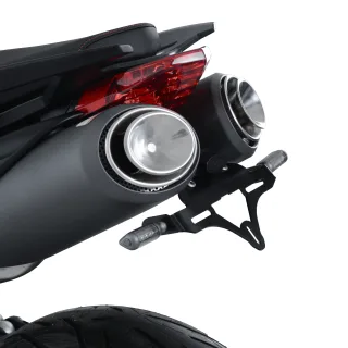 R&amp;G Kennzeichenhalter Heckumbau Aprilia Shiver 750 / 900 Bj. 2008-2019 eintragungsfrei