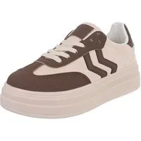 Ital-Design Bequeme Sneaker mit gepolsterter Innensohle für Alltag Sneaker (91261102) Flach Sneakers Low in Braun