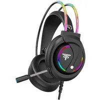 Hyrican Striker Halo ST-GH707 schwarz, RGB USB, 3,5 mm Klinke, Over Ear Gaming-Headset (3,5 mm Klinke)