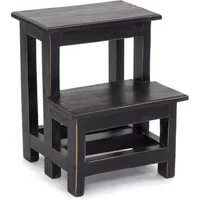 DESIGN DELIGHTS Hocker TRITTLEITER STEP, 46x37cm (HxB), Altholz, Tritthocker, Blumenleiter, Holz