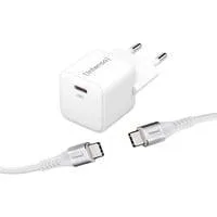 Power Adapter W30C GaN + C315C USB-C Kabel, Ladegerät weiß, 30 Watt
