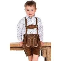 Isar-Trachten Lederhose Lederhose Kinder - JANNIS - kamel