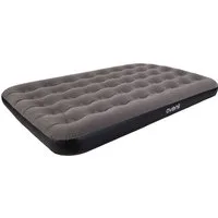 Avenli Luftmatratze Luftbett Camping für 1-2 Personen grau 191x137x22cm Double-Size, (aufblasbar Ideal als Reisebett oder Isomatte, 1-St., für Indoor und Outdoor mit beflockter Oberfläche), Campingmatratze ohne Pumpe