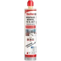 fischer Mörtel Montagemörtel FIS VL 300 T - 1 x Kartusche 300 ml, 2 x Statikmischer