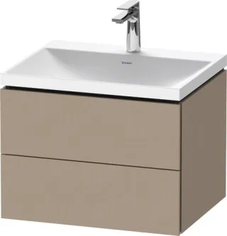 Duravit L-Cube c-shaped Set wandhängend Leinen Matt 600x480x480 mm - LC6950O75750000 LC6950O75750000
