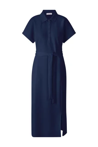 Rich & Royal - Scuba Polo Dress midnight blue - Gr. - M