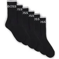 BOSS Businesssocken 6P QS Stripe CC (Packung, 6-Paar, 6er) mit BOSS Schriftzug