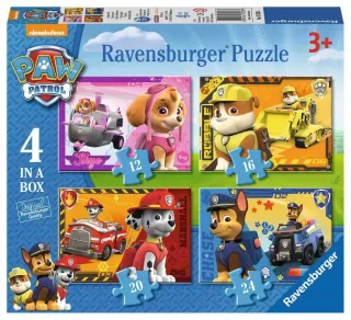 Ravensburger Puzzle 7033 - Paw Patrol [12+16+20+24 Teile]