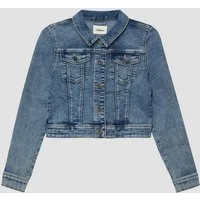 s.Oliver Funktionsjacke Indoor-Jacke Jeansjacke im Regular Fit
