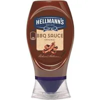 HELLMANN'S Saucen, Hellmanns BBQ Sauce Original für Burger Steaks Spare Ribs und Co 250ml
