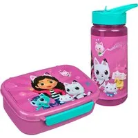 Scooli Lunchbox Gabby's Dollhouse, Kunststoff, (Set, 2-tlg), mit Trinkflasche