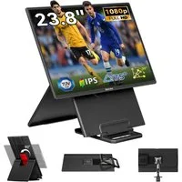 blackview 23,8'' FHD Laptop Bildschirm Erweiterung, LCD, IPS, 1920×1080 Portabler Monitor (60,5 cm/23,8 ", 1920x1080 px, Full HD, IPS, Gaming Monitor, Kompatibel mit Windows/Mac/Android/ChromeOS)