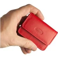 BRANCO Mini Geldbörse Sehr Kleine Geldbörse / Mini Münzbörse, Leder, Rot, Branco 108