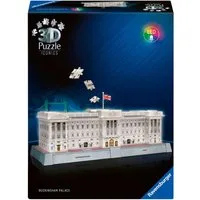 Ravensburger 3D-Puzzle Iconics: Buckingham Palace - mit Licht, 216 Puzzleteile, Made in Europe