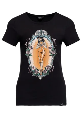 Queen Kerosin Damen T-Shirt Holy Aperoli