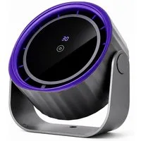 ITSHINY Akku-Ventilator Tragbarer USB-C Campingventilator mit Akku, 120 Stufen, leise & stark, 75.000 U/min, 120 Stufen, LED-Display, Schnellladung