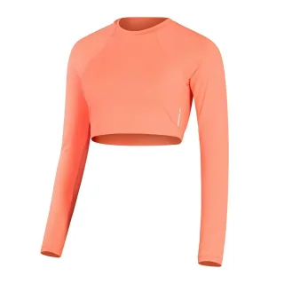 Speedo - Kurzes Top für Damen, Schmal, Raglanärmel (Pfirsich)