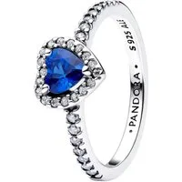 Pandora Silberring Silber DamenErhabenes Prinzessinnenblau