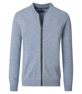 CASAMODA - Strickjacke aqua bis petrol - Gr. - XXL
