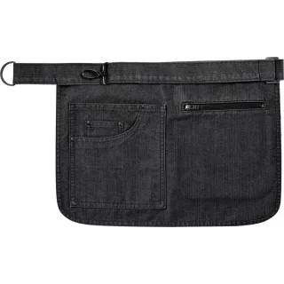 Premier - "Metro Utility" Hüftschürze, Denim (Jeans-Schwarz)