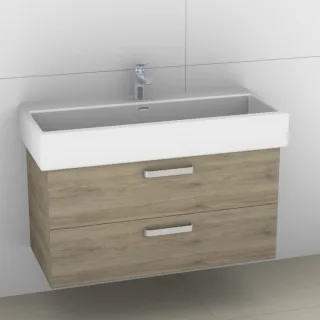 Artiqua 415 Waschtischunterschrank für Living City 818437 Sanremo Eiche quer NB, 415-WU2L-L11-7145-4 415-WU2L-L11-7145-428