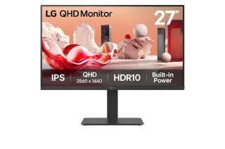 LG 27BA54QB-B Monitor 68.6cm (27") WQHD | 27ba54qb-b.aeu | IPS - 5ms