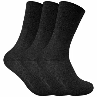 3 Pack Damen nicht elastische thermische diabetische Socken für schlechte Durchblutung