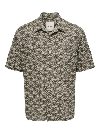 ONLY&SONS - ONSJOHNSON REG SS 036 SHIRT - Gr. - S