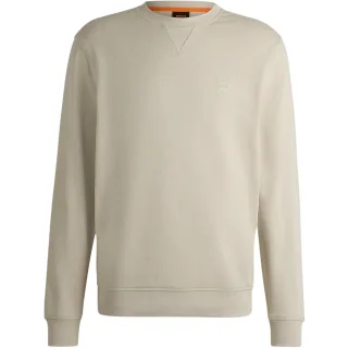 Boss - "Westart" Sweatshirt für Herren, Rundhalsausschnitt, Premium-Baumwolle (Hellbeige)