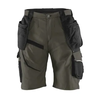 KÜBLER PRACTIQ Shorts oliv/schwarz 58 - 2451 9314-6699-58