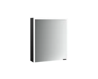 emco LED-Lichtspiegelschrank Prime 3 Aufputz, 600 mm, Anschlag links, schwarz, 949714300 949714300