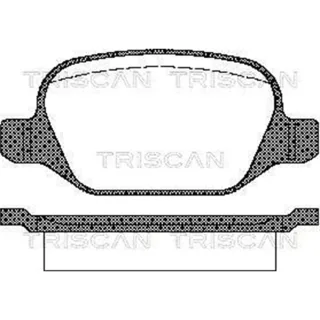 Triscan Bremsbel?ge hinten Alfa Romeo 147 156 Gt Fiat Linea Lancia Lybra